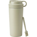Mokfi Protected-Straw Flip-Lid Double-Wall Travel Tumbler 20 oz Sage Cream - Product view
